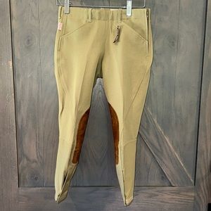 The Tailored sportsman girls Low rise show Breeches 10 Old school Beige